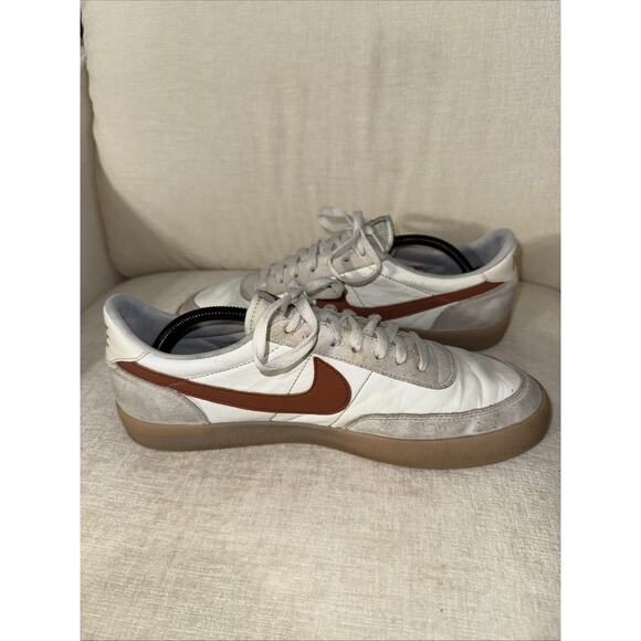Nike Men\'s Killshot 2 Leather Sail Desert Orange Gum White Size 10.5 main image 12